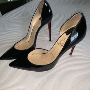 Worn Red bottom shoes